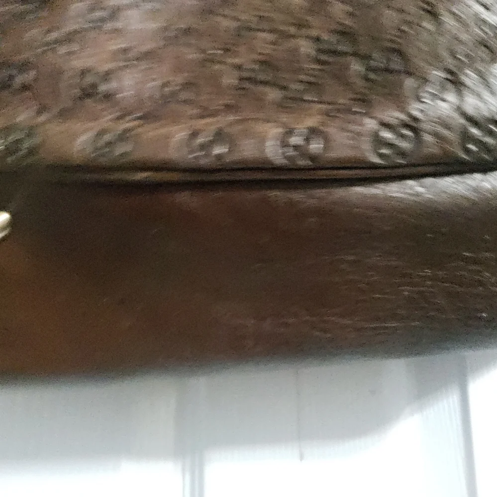 Gucci Vintage leather tote large shoulder Bag - Picture 7 of 12